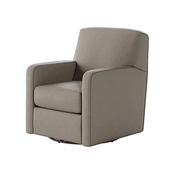 Southern Motion Flash Dance Swivel Glider in Eggshell 101 957-19