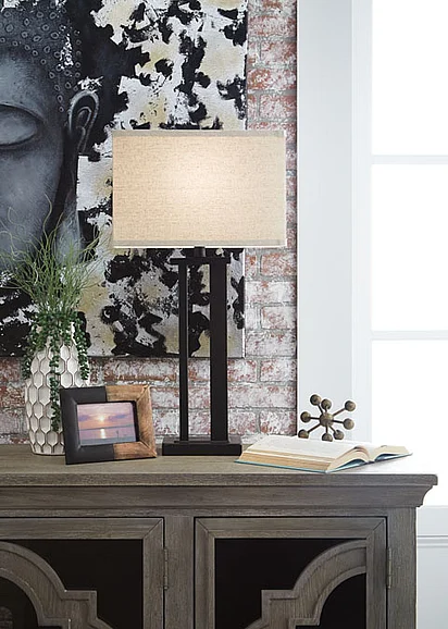 Aniela Metal Table Lamp (2Pcs) in Bronze L204074 FedEx/UPS