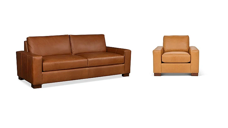 Stone & Leigh Juno 2-Piece Leather Living Room Set