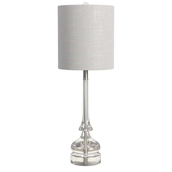 Bassett Mirror Rivoli Table Lamp in Crystal L2682TEC