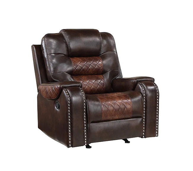 Massa Gallery Harlow Reclining Chair in Brown L421-1