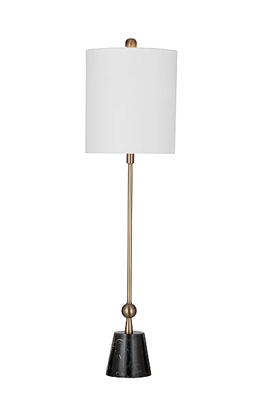 Bassett Mirror Company Farmington Table Lamp in Black L4402T
