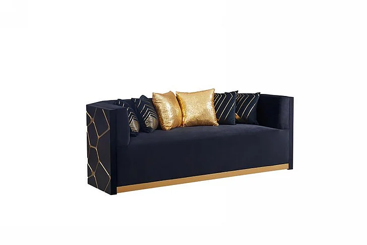 Massa Gallery Noah Sofa in Black L612-3
