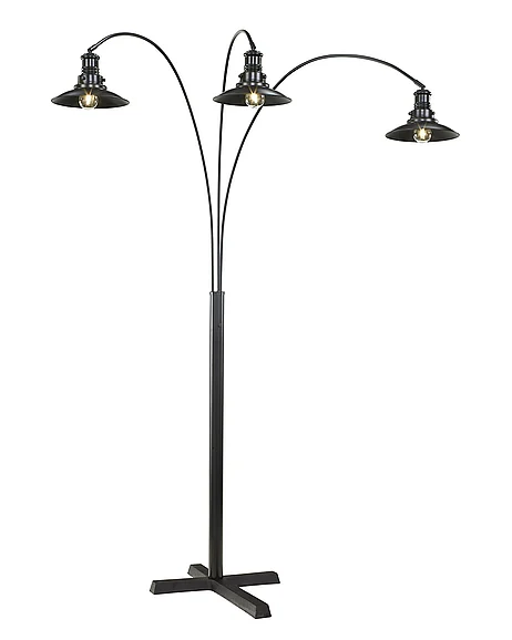Arc Lamp Metal Arc Lamp in Black L725059 (2Pcs) FedEx/UPS