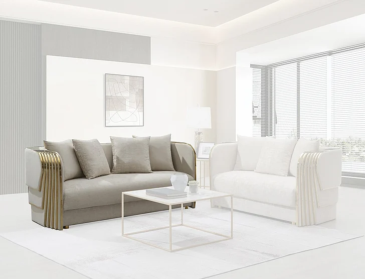 Massa Gallery Alonso Sofa in Cream L832-3
