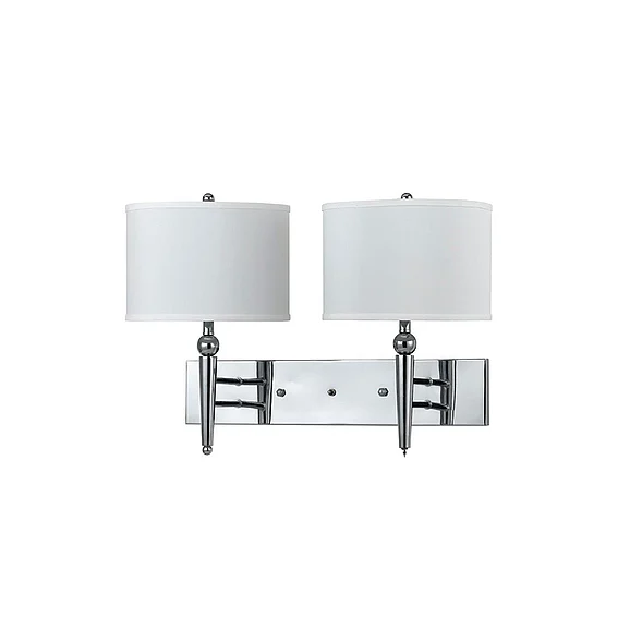 Cal Lighting Metal Wall Lamp Bedside Wall Lamp LA-2007W2L-1CH