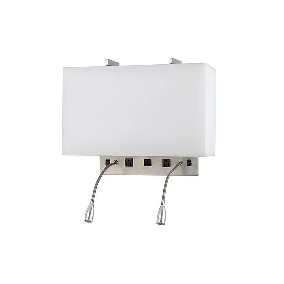 Cal Lighting Bedside Wall Lamp LA-8029W2L-1-BS