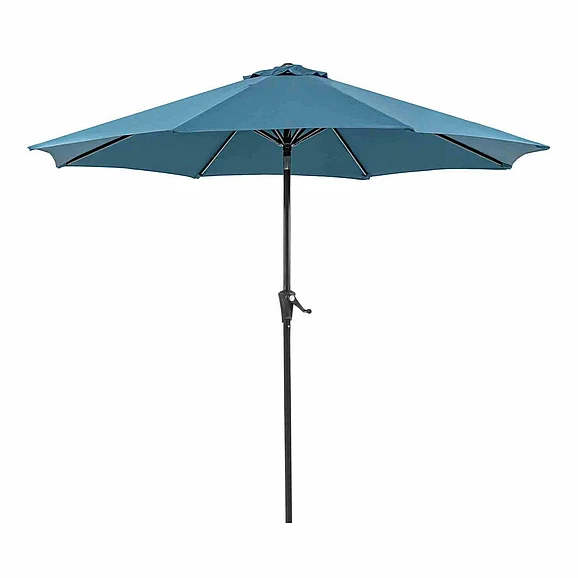 Furniture of America Tano 9' Outdoor Umbrella in Blue LA-A010BL