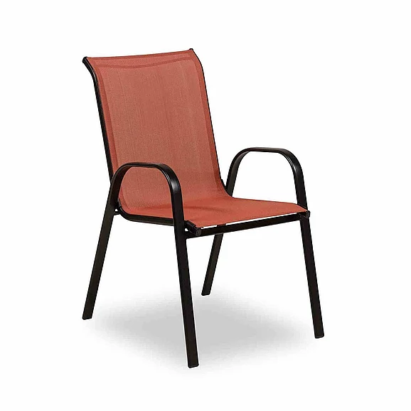 Furniture of America Pierro Stac King Chair (2/Stack) in Red LA-D013RD-2PK