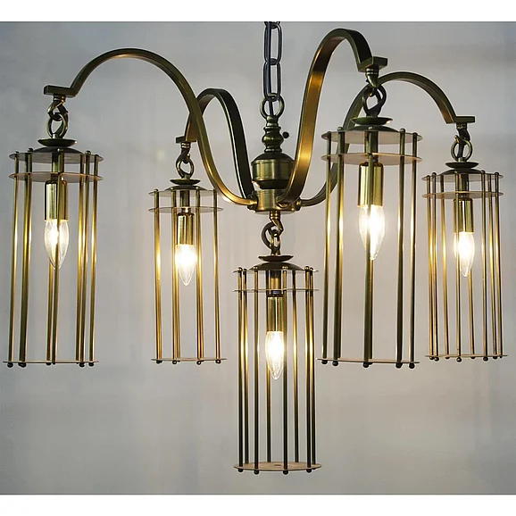Noir Furniture Chandler Chandelier LAMP502MB CLOSEOUT