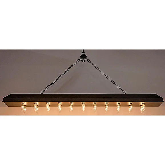 Noir Furniture 545 Club Pendant, Black Metal LAMP545MTB CLOSEOUT