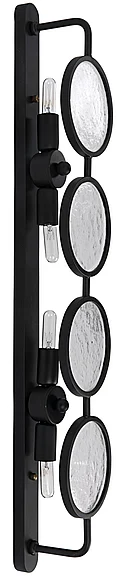 Noir Furniture Ordo Sconce, Black Steel LAMP769MTB