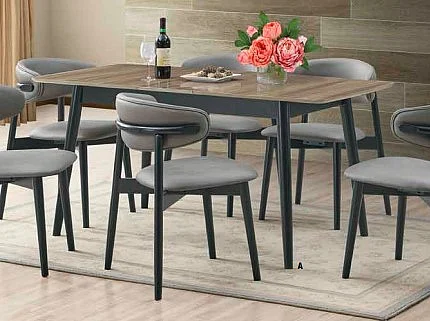 ACME Lanae Rectangular Dining Table in Black DN02364