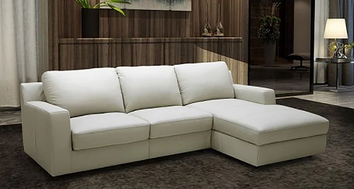 J&M Lauren Right Hand Facing Chaise in Light Grey 18243-RHFC CLOSEOUT