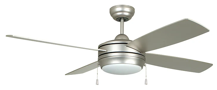 Craftmade 52" Laval in Brushed Nickel w/ Brushed Nickel/Mapple Blades LAV52BN4LK-LED