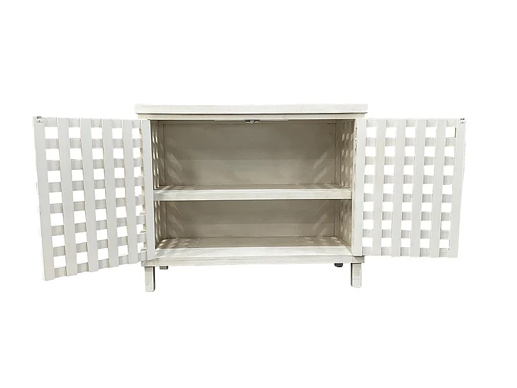 Split Nickel Layla 2 Door Console MIC-LAYLA-2DC | COL512