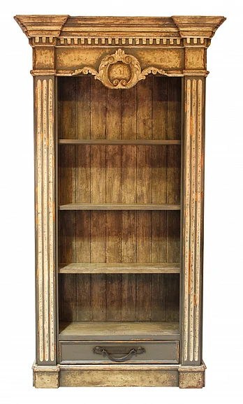 Peninsula Augusta Bookcase in Grey Bone LB-028-1003