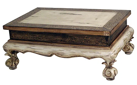 Peninsula Sevilla Coffee Table in Creme and Sage LC-010-1020