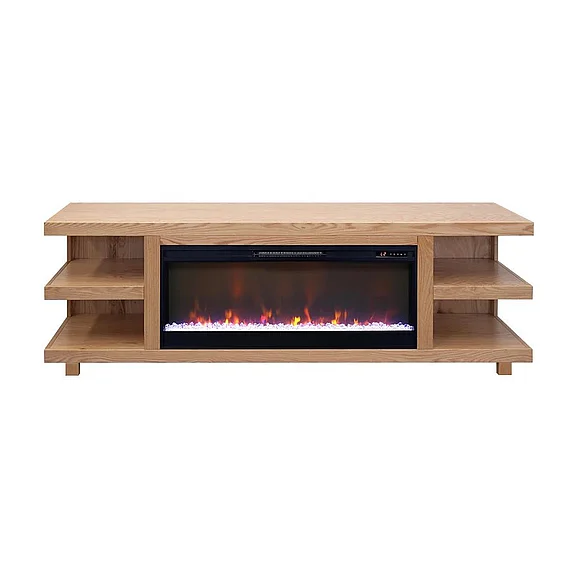 Legends Laurel Canyon Fireplace Console in Natural LC5410.NAT