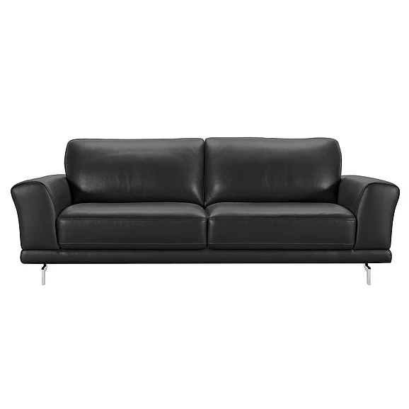 Armen Living Everly Sofa in Black LCEV3BL CLOSEOUT