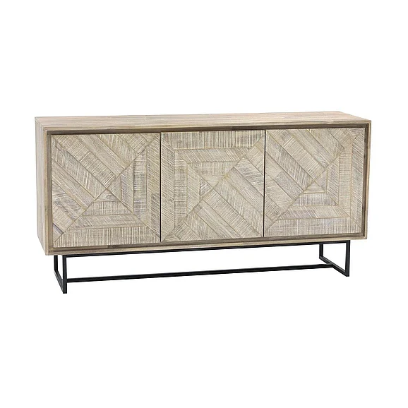 Armen Living Peridot Sideboard Buffet in Natural Acacia LCPEBUNAT