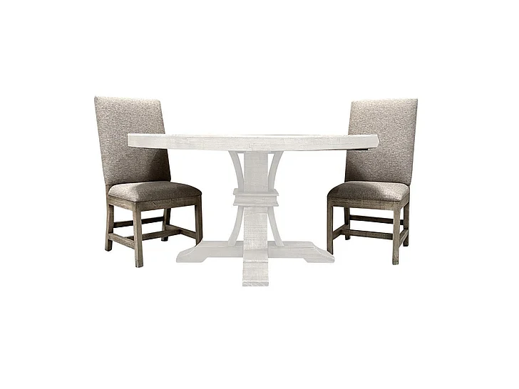 Split Nickel LeAnn Dining Chair MIC-LEANN-PCH | COL2DC