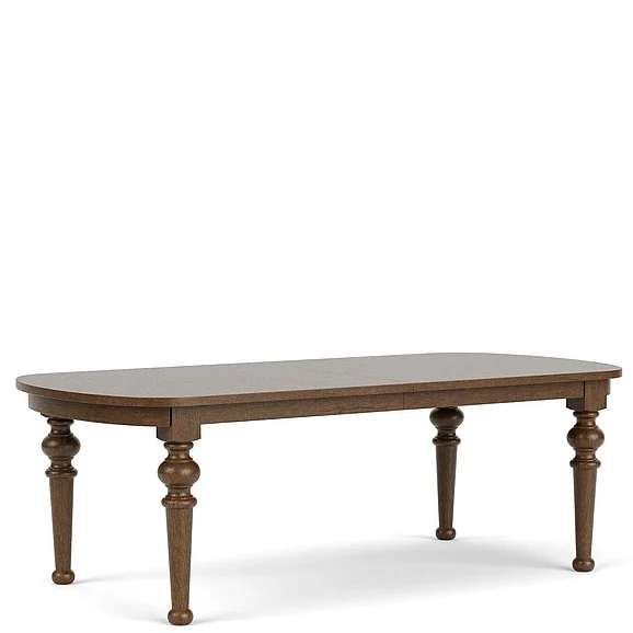 Riverside Furniture Calhoun Leg Dining Table in Whiskey Oak 61750