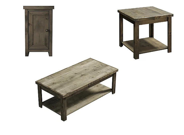 Legends Joshua Creek 3pc Coffee Table Set