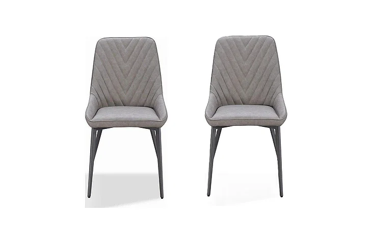 Modus Furniture Lucia Upholstered Dining Chair in Polished Cappuccino LEPG64 (Set of 2)