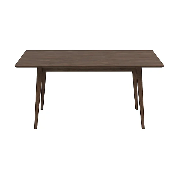 Ashcroft Levi Modern Style Solid Wood Rectangular Walnut Top Dining Table 63" DTB00200203