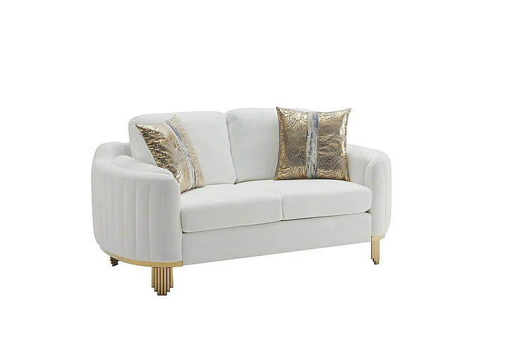 Cosmos Lexi Loveseat Cream 3036CRLEI