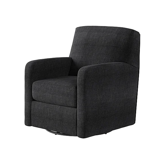 Southern Motion Flash Dance Swivel Glider in Charcoal 101 164-14