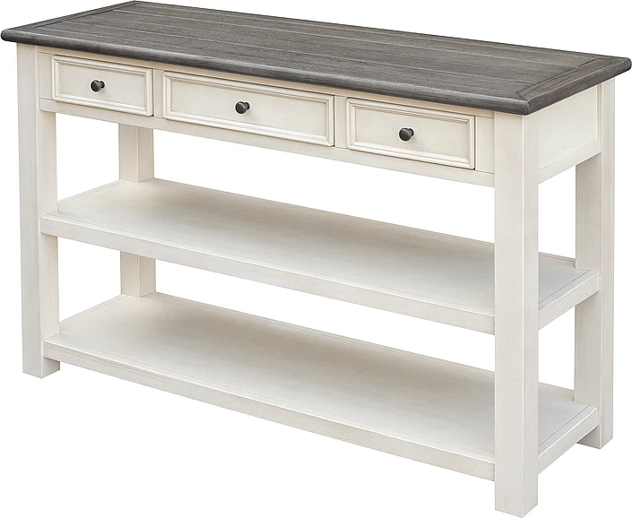 Cottage Creek Liberty Console Table in Two-tone Brown 36536