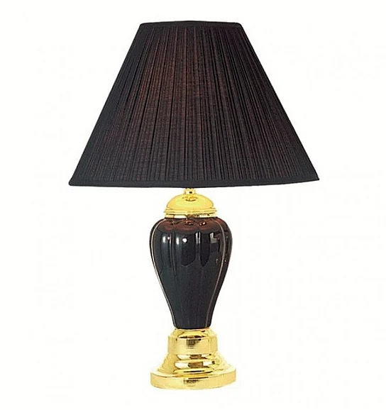 Furniture of America Light Table Lamp in Black L94101BK-6PK