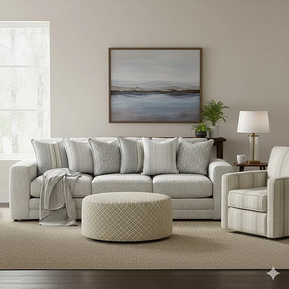 Southern Motion Limelight Mineral 7003 2pc Sofa Living Room Set in Multi