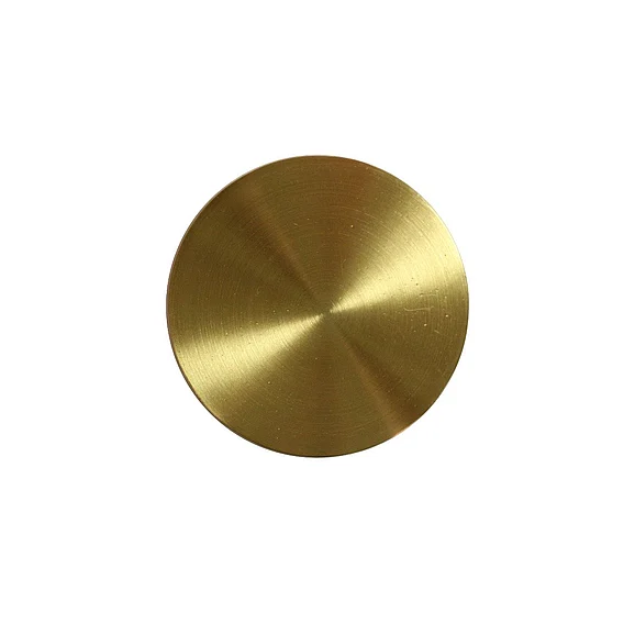 Worlds Away Lindhurst Convex Modern Round Antique Brass Knob LINDHURST HABR CLOSEOUT