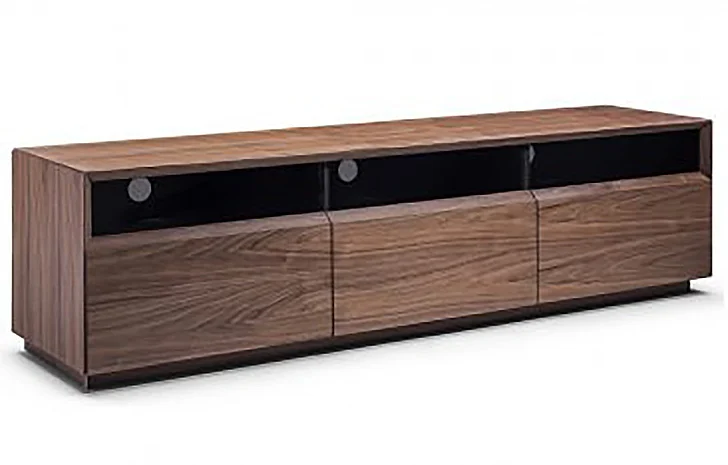 J&M Lisa TV Stand in Walnut 18271 PROMO