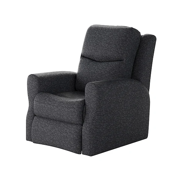 Southern Motion Fame Wallhugger Power Headrest Recliner in Navy 6007P 123-60