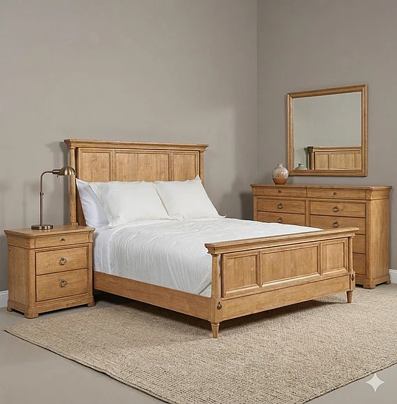 Kincaid Celeste Rhone 2pc Bedroom Set in Maple