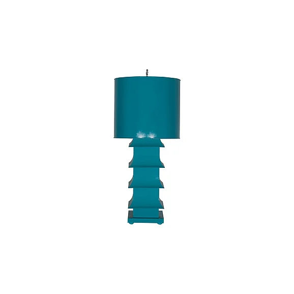 Worlds Away Pagoda Lamp Large LMPHL-TU