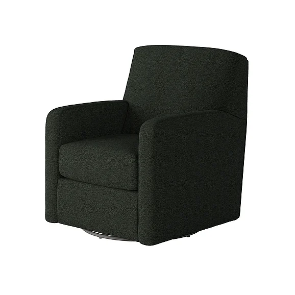 Southern Motion Flash Dance Swivel Glider in Slate 101 106-14