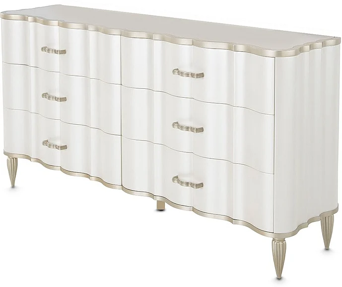 AICO London Place Dresser in Creamy Pearl 9004050-112