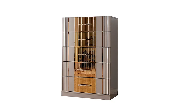 Galaxy Home Lorenzo Chest in Gray 698781121412