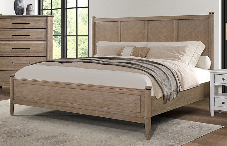 Emma Mason Signature Timog Park King Lo-Post Bed in Sand