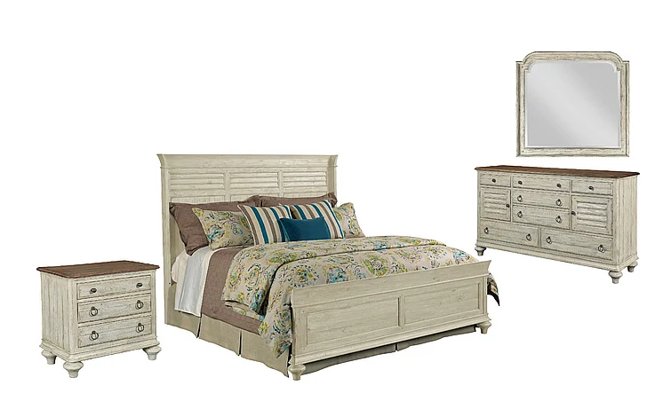 Kincaid Weatherford Shelter Bedroom Set in Cornsilk