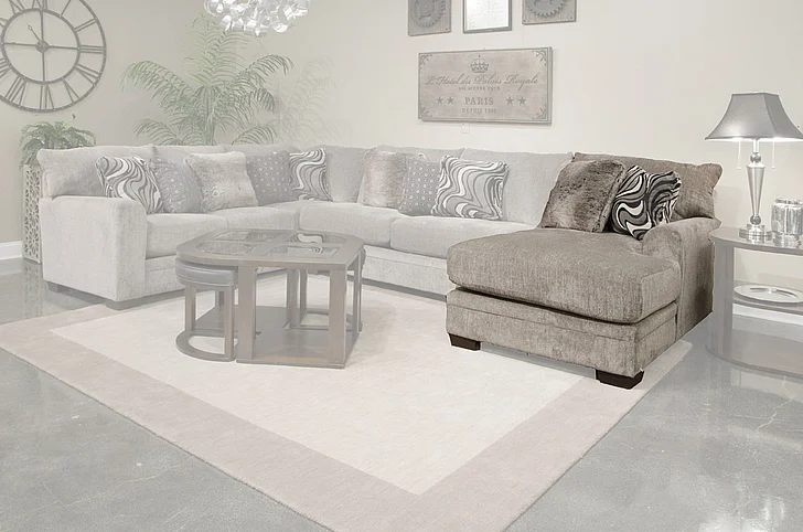 Jackson Kingston RSF Chaise in Phantom/Pewter 447276
