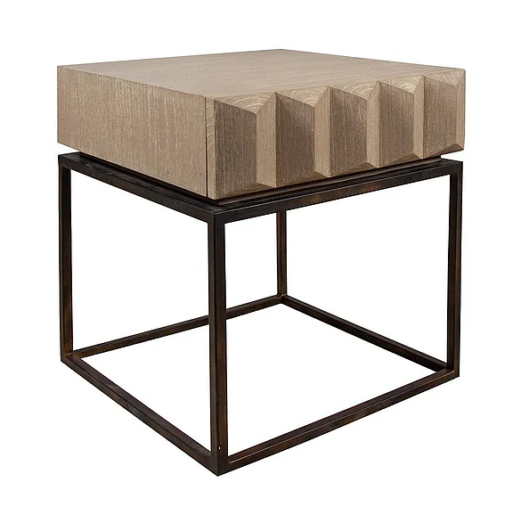 Capris Furniture 332 Lamp Table in Modern Grey LT332 CUSTOM ITEM