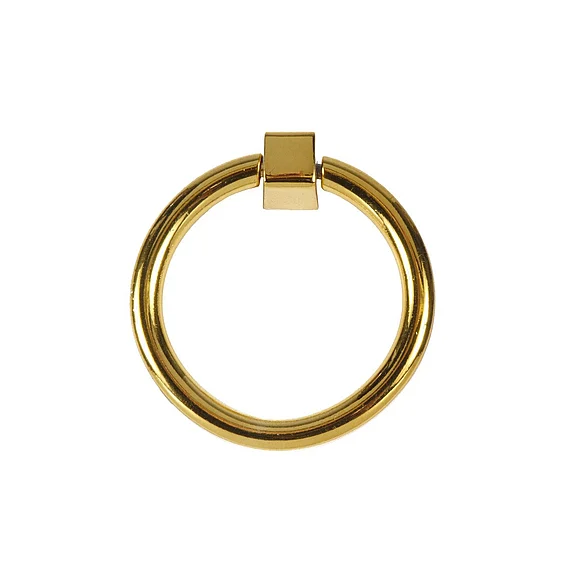 Worlds Away Lucas Circular Pull in Brass LUCAS HBR