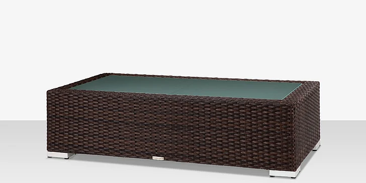 Source Outdoor/Decoscape Lucaya Rectangular Coffee Table in Espresso SF-2012-311