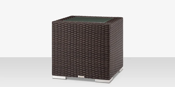 Source Outdoor/Decoscape Lucaya End Table in Espresso SF-2012-303